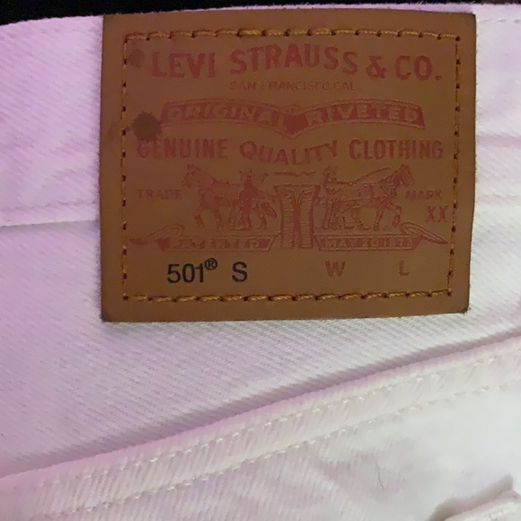 Levi’s 501 off white skinny jean size 25 - Picture 6 of 10